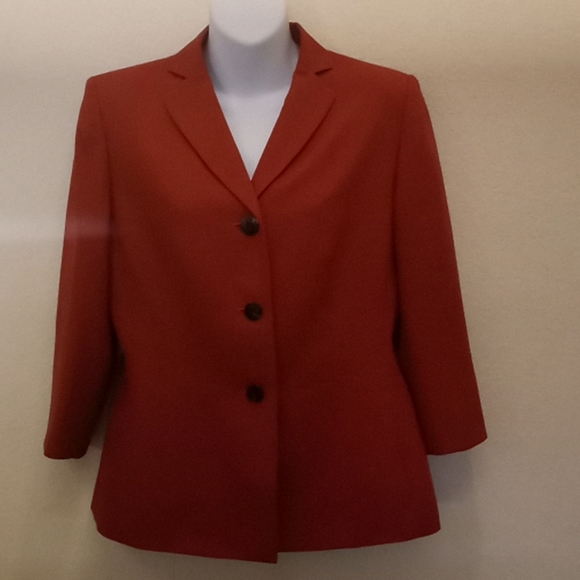 VTG- Le Suit Essentials Rust Blazer - Picture 2 of 11